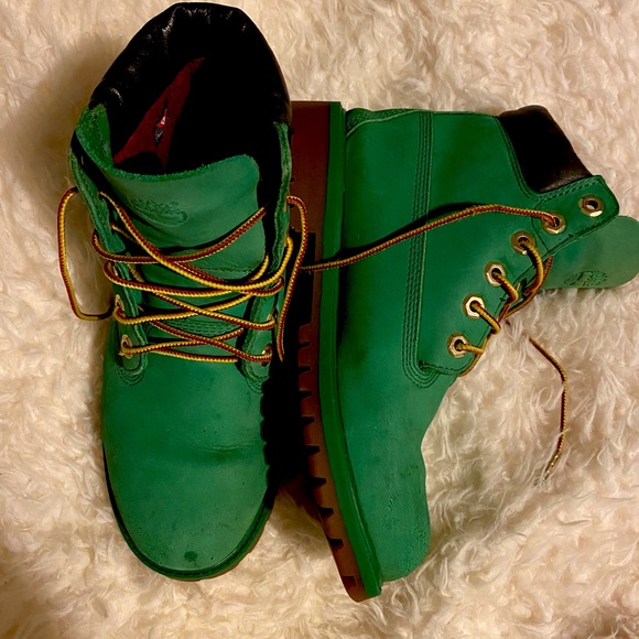 ❌Emerald Green Timberland boots (limited release❌ - Picture 3 of 7